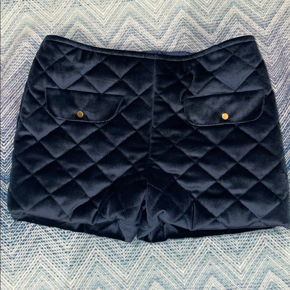 Foque
Navy Blue Velour Shorts